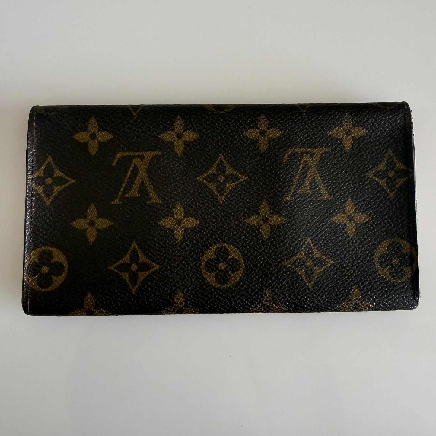 Louis Vuitton monogram long wallet clutch bag authentic with COA CA0927