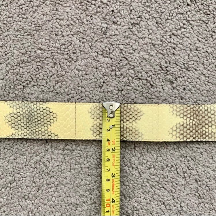 Authentic new unisex Dolce & Gabbana snake skin belt size 40” with dust bag and box