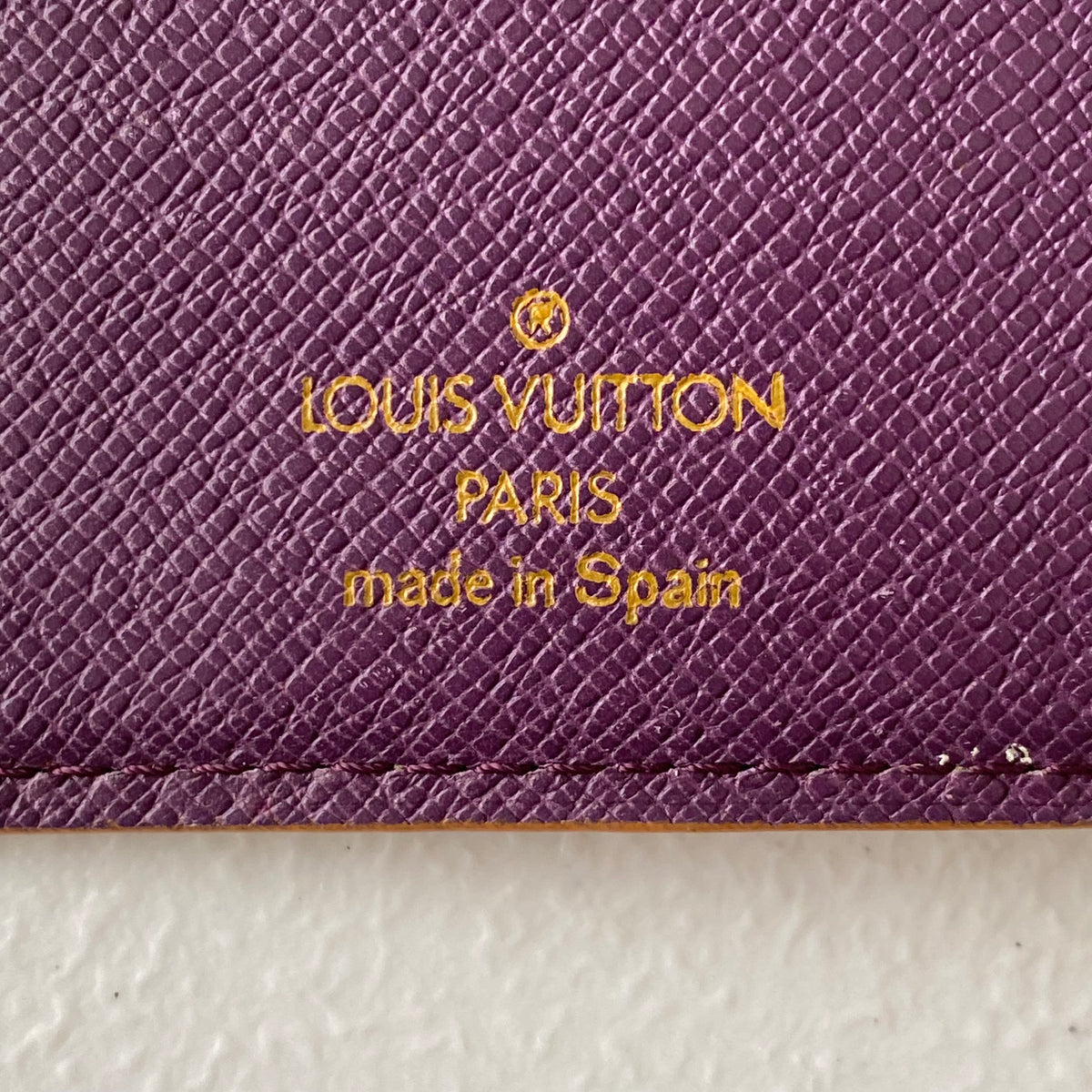 Louis Vuitton yellow Epi leather agenda planner CA0997 Authentic with COA 5.6x4.2