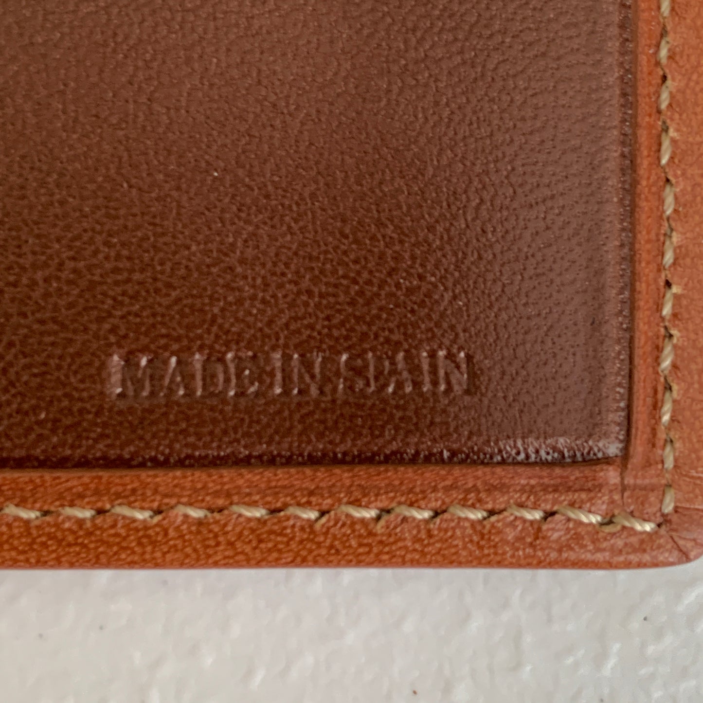 Loewe anagram brow leather card holder wallet authentic with COA