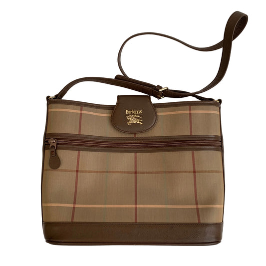 Burberry check crossbody bag authentic with COA