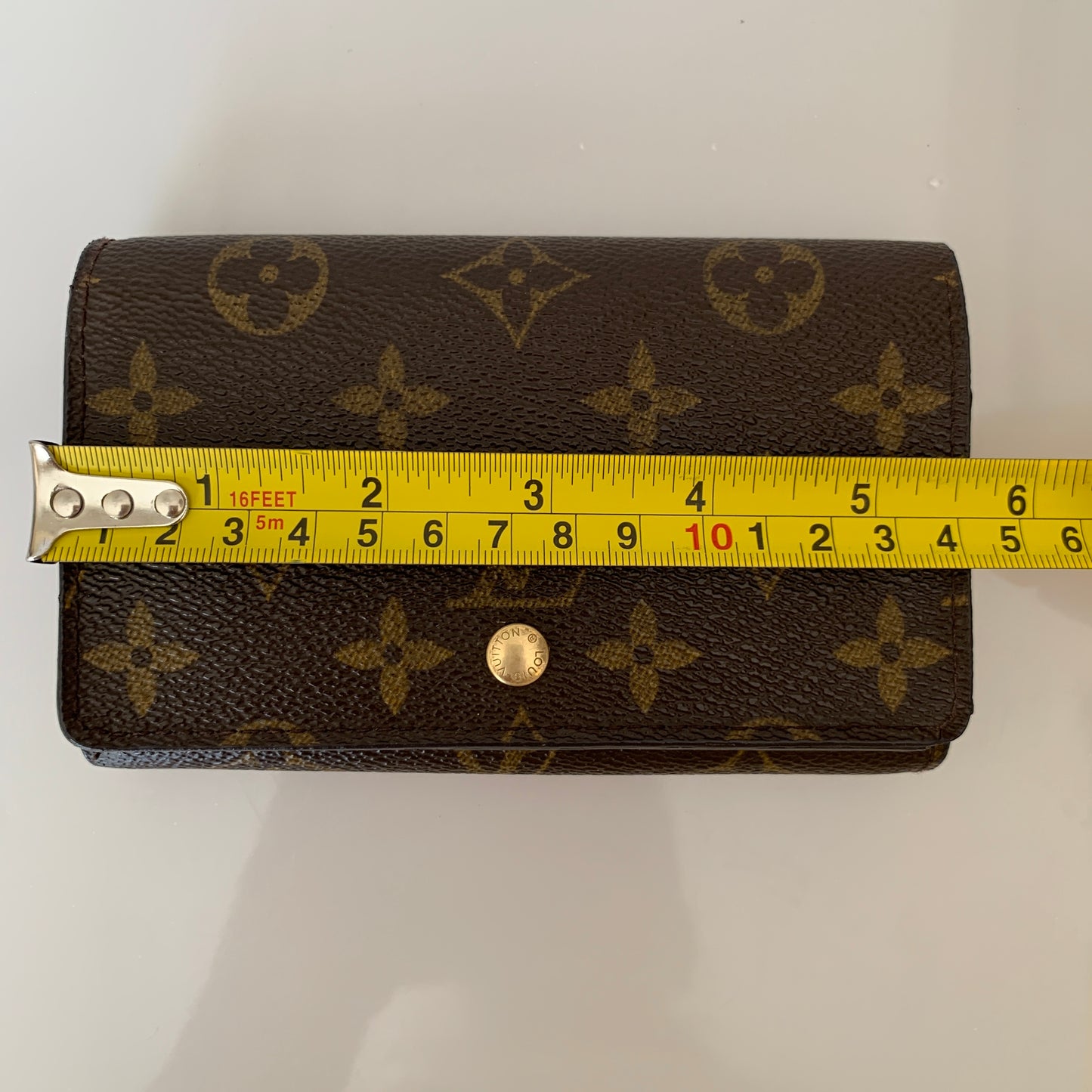 Louis Vuitton monogram compact wallet CA1004 authentic with COA