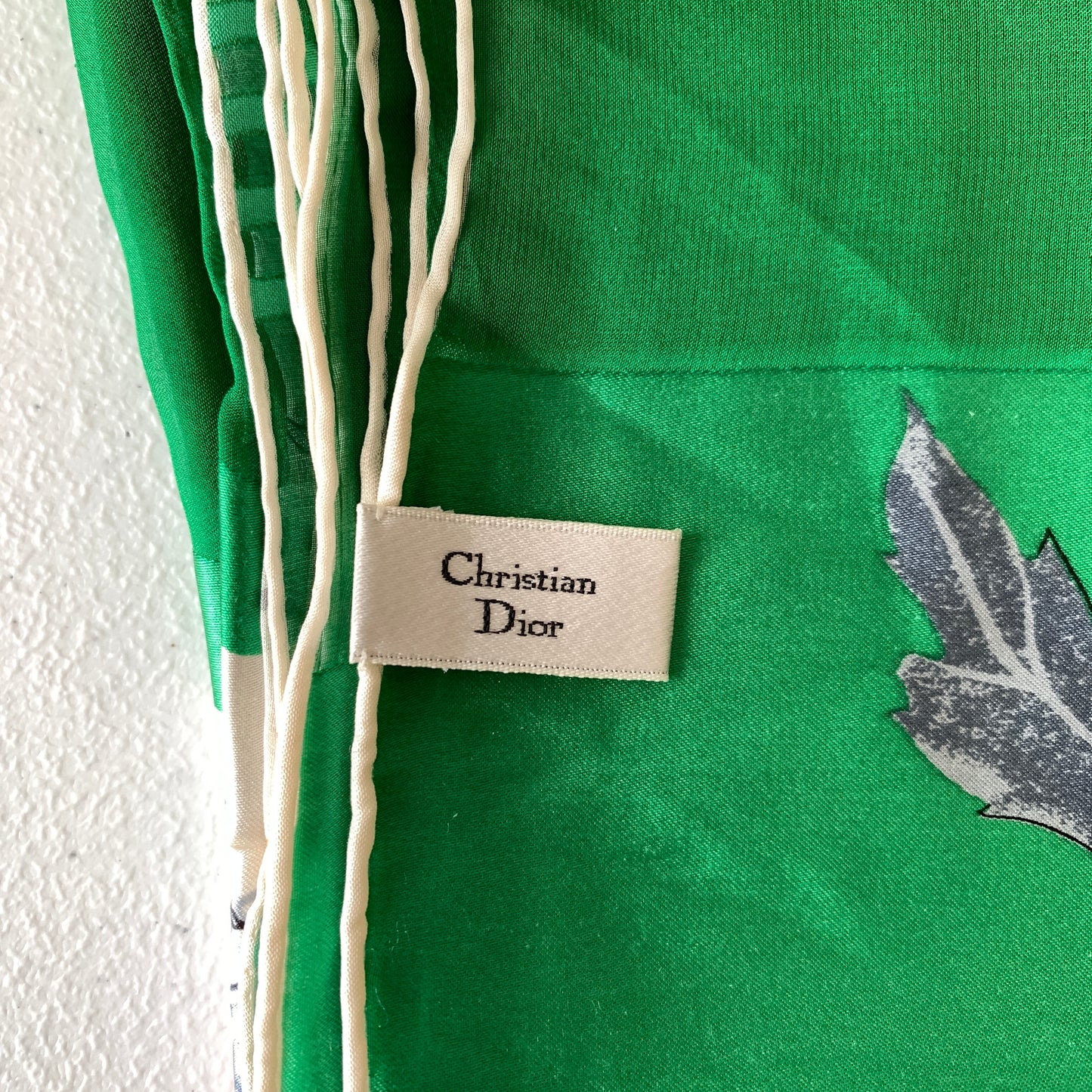 Dior large silk scarf Authentic with COA 42 inch