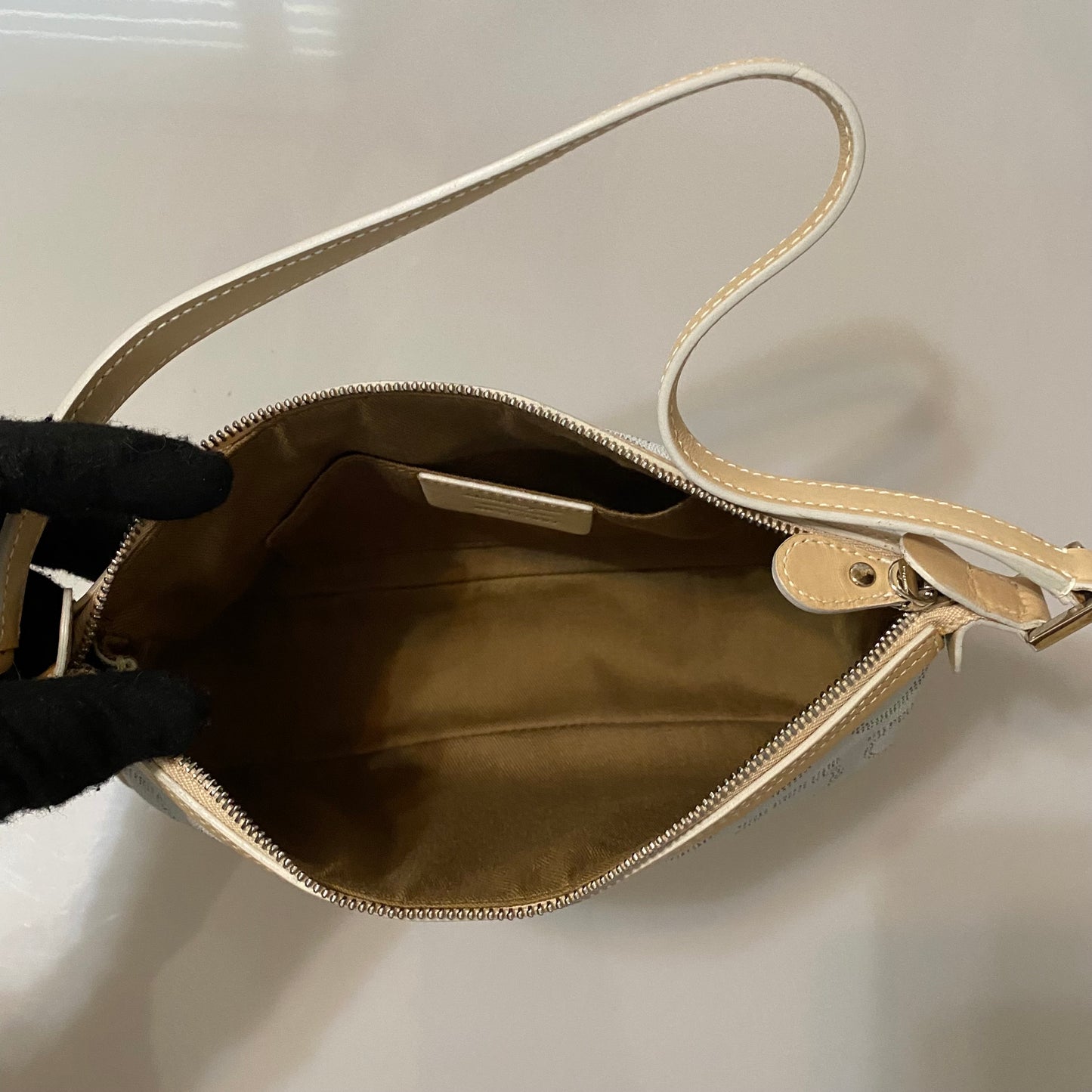 Ferragamo gancini logo shoulder bag handbag Authentic with coa dusty