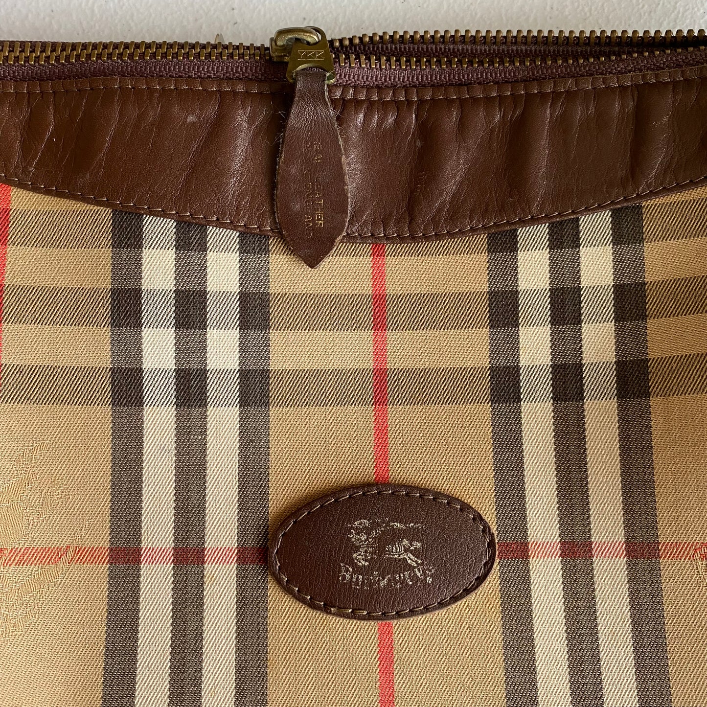 Burberry vintage classic check shoulder bag Authentic with COA 12x9x2.6