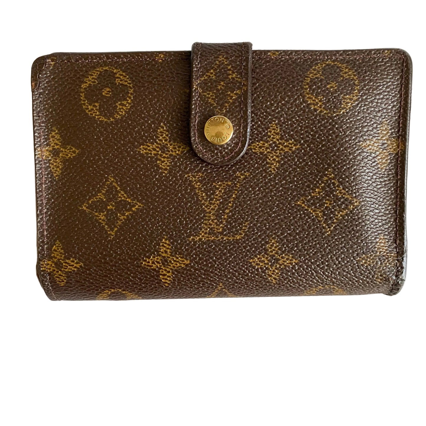 Louis Vuitton monogram kiss lock wallet TH1000 Authentic with coa 5.2x3.2