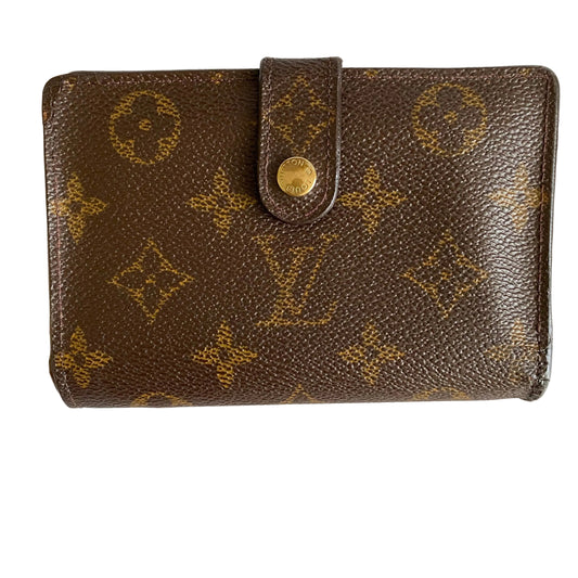 Louis Vuitton monogram kiss lock wallet TH1000 Authentic with coa