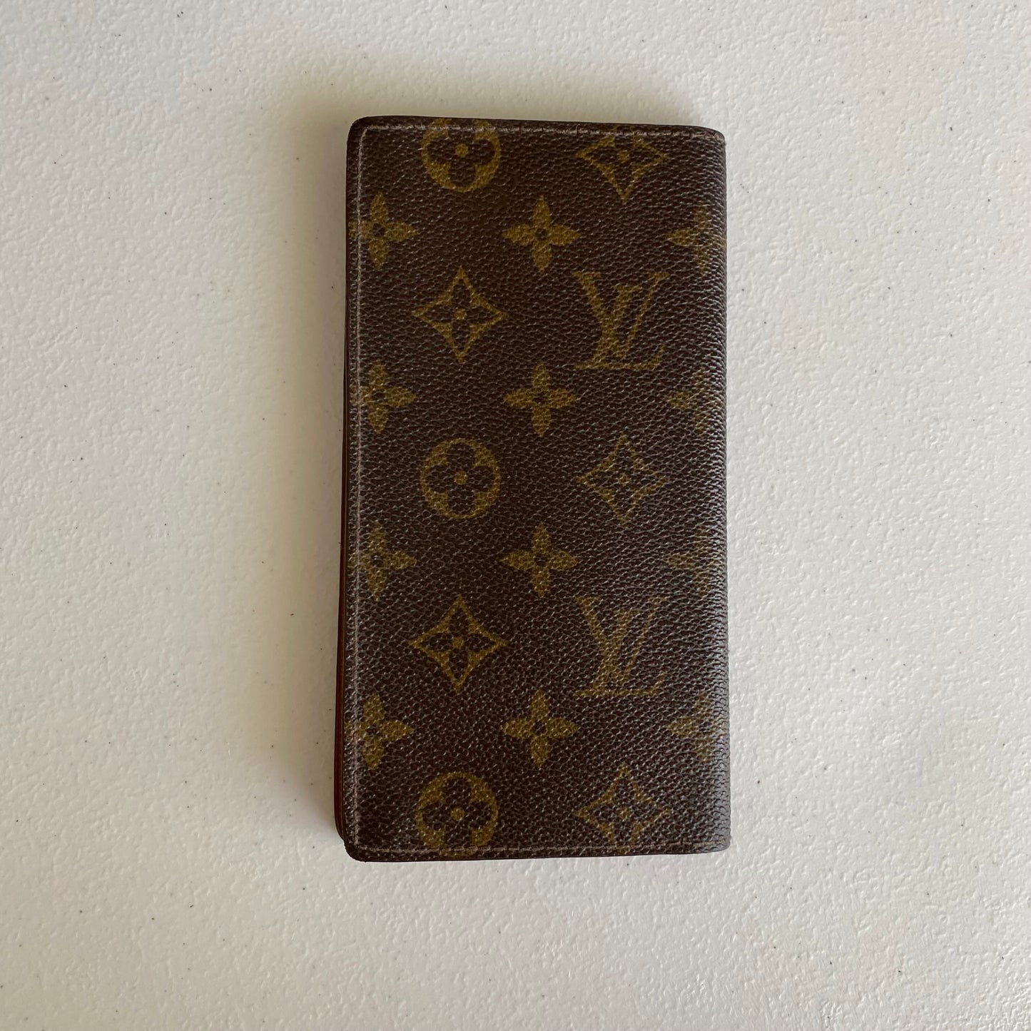 Louis Vuitton monogram long card holder wallet CT03xx authentic with coa