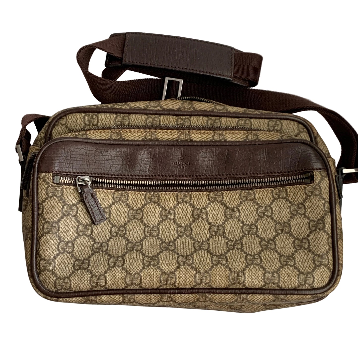 Gucci GG Supreme unisex crossbody bag authentic with COA