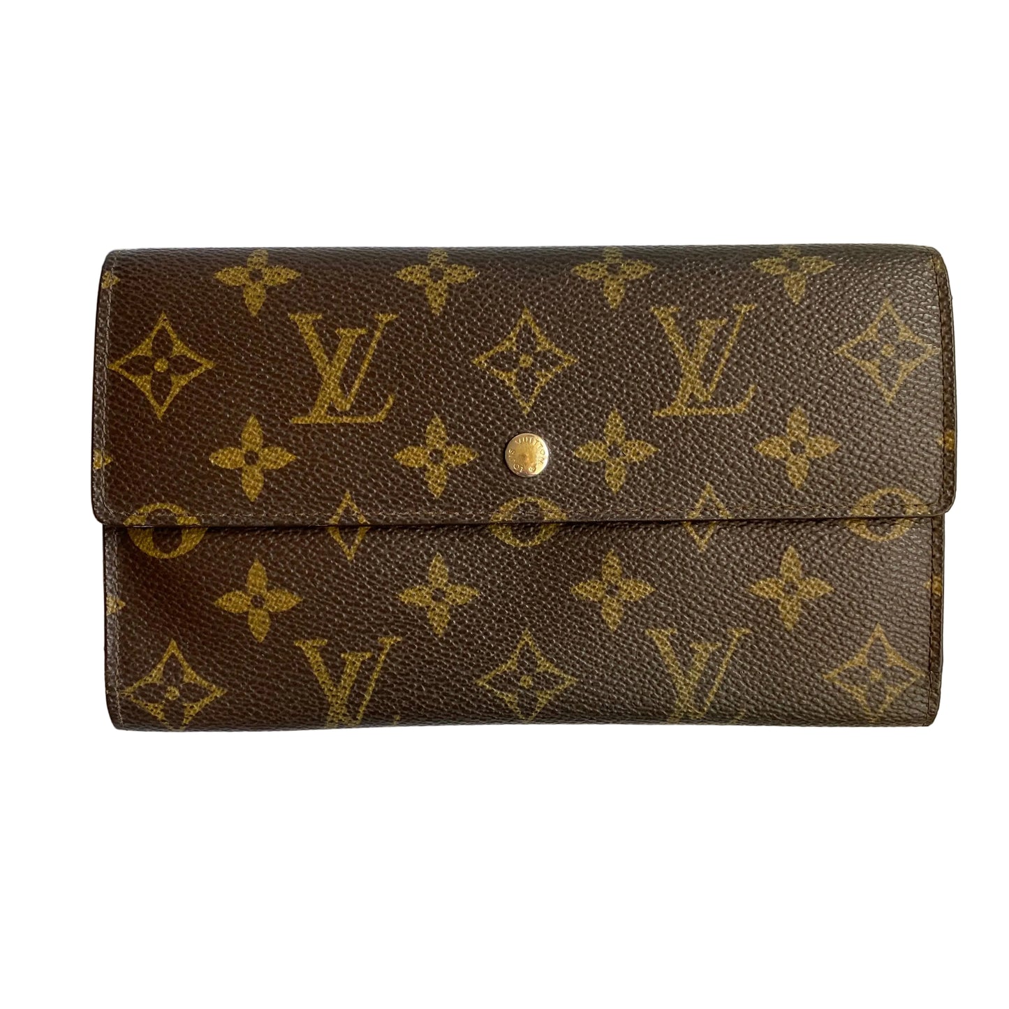 Louis Vuitton monogram sarah long wallet MI8909 authentic with coa