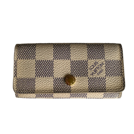 Louis Vuitton damier azure key holder CT5017 authentic with COA