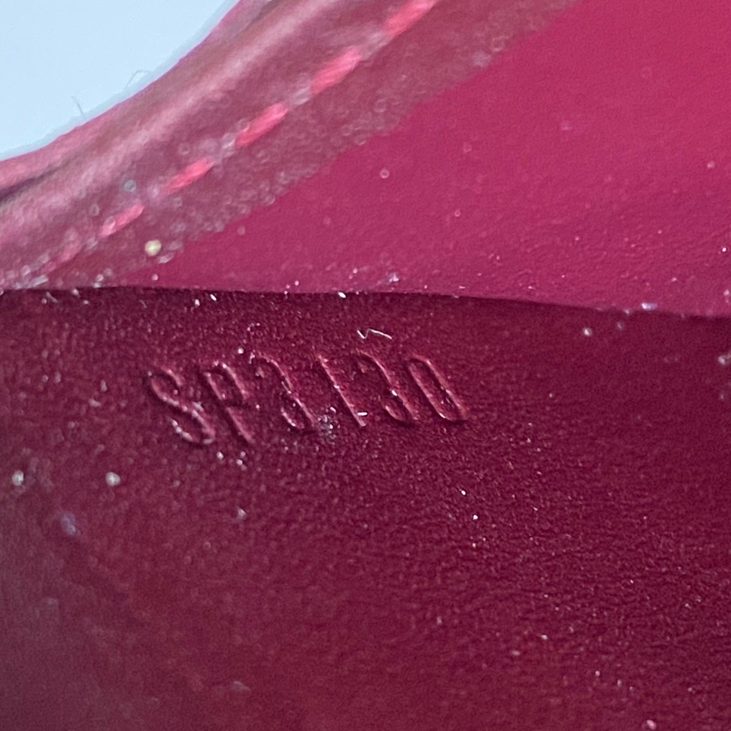 Louis Vuitton monogram vernis zippy wallet SP3130 Authentic with coa