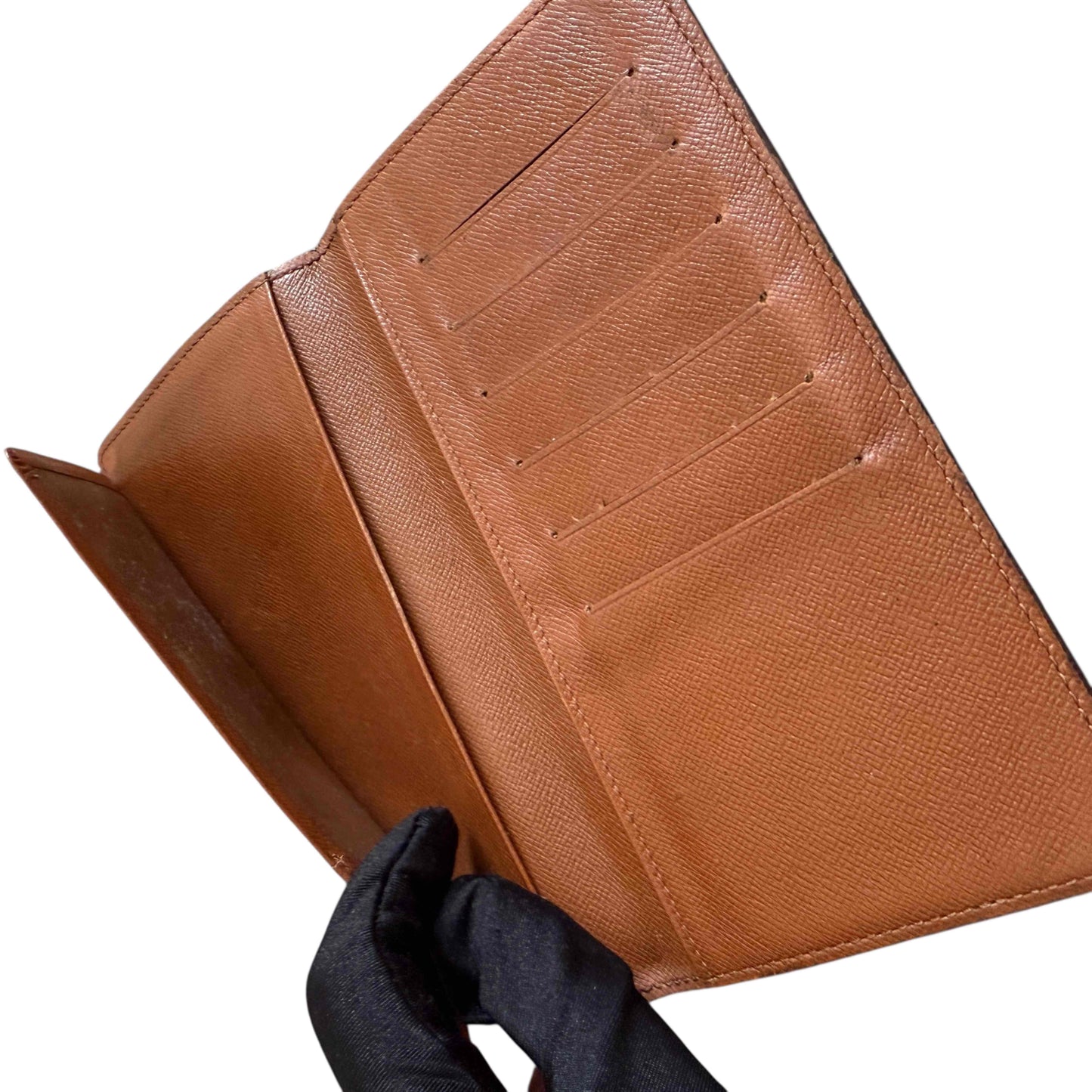 Louis Vuitton monogram long Brazza wallet unisex authentic with COA CT0968