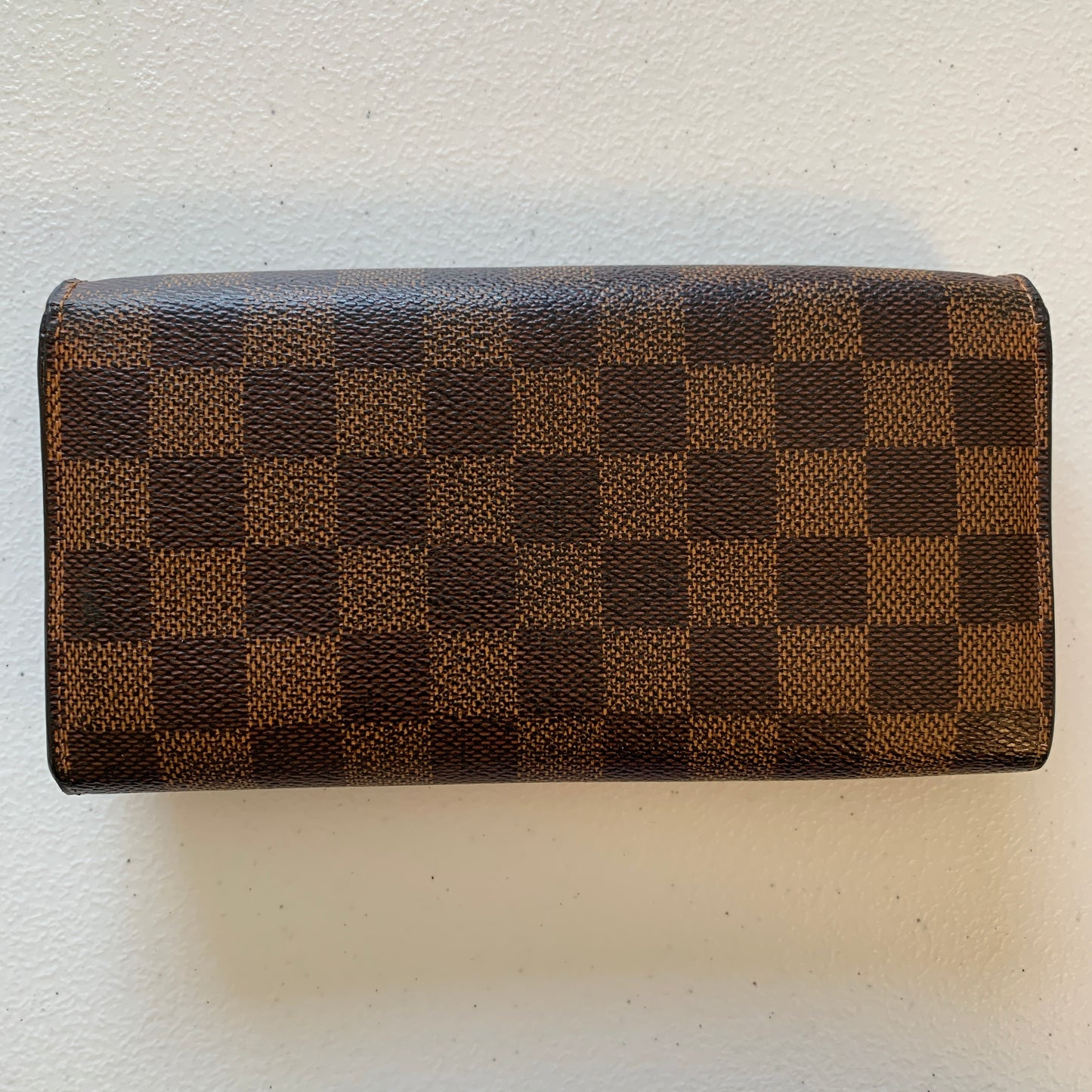 Louis Vuitton women’s damier ebene long Wallet ca1122 authentic with COA