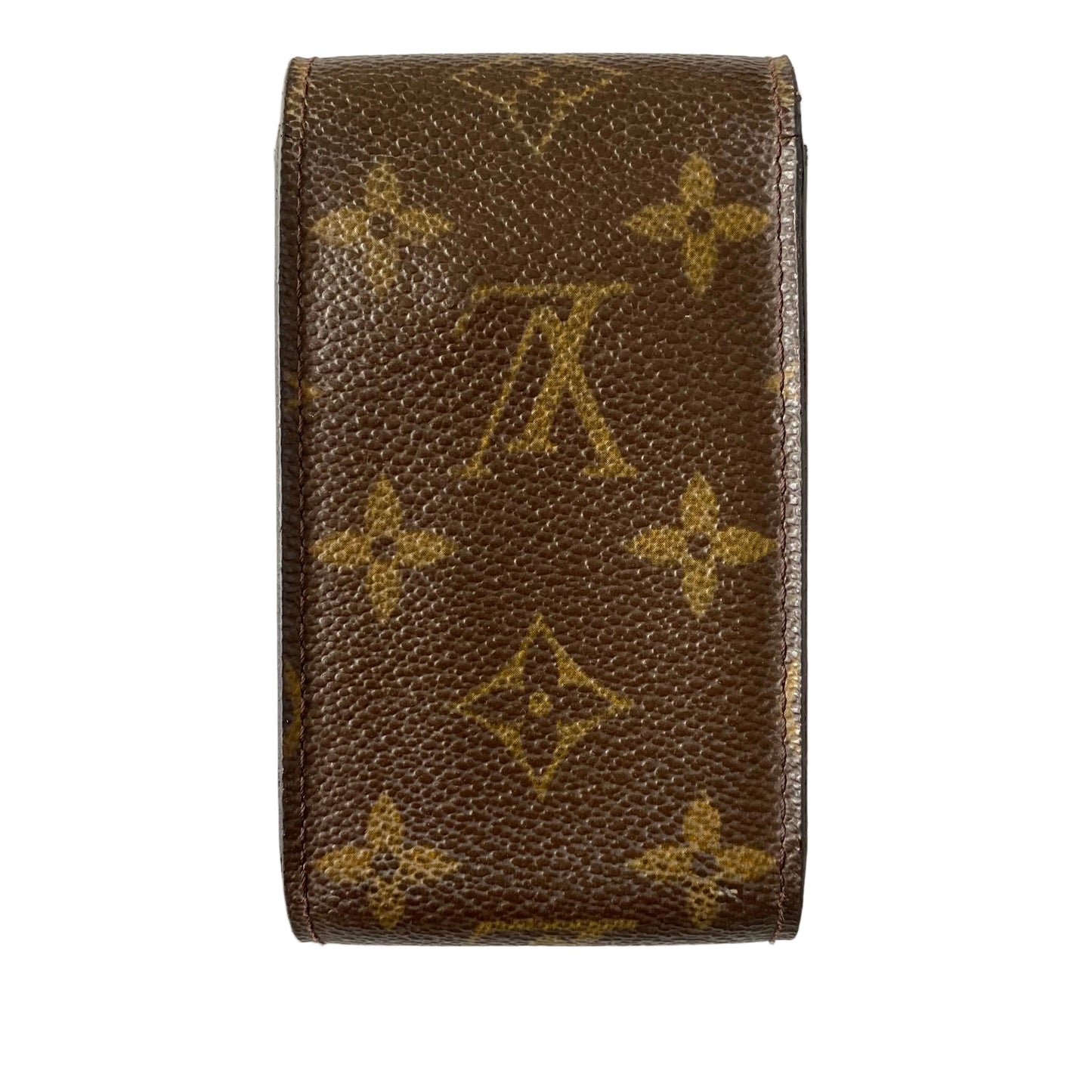Louis Vuitton monogram cigarette holder CT0073 Authentic with COA 4.7x2.6