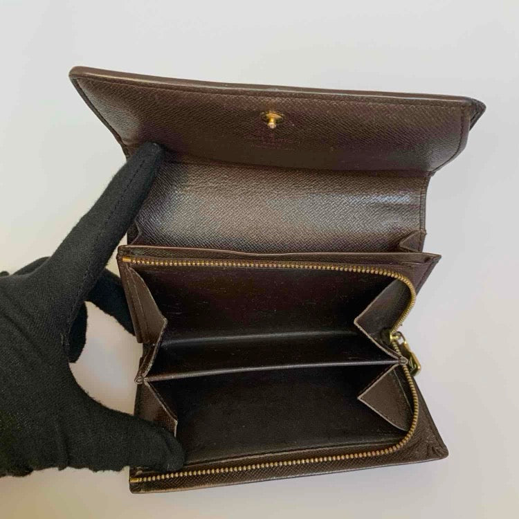 Louis Vuitton damier ebene wallet CA0031 Authentic with COA 5.6x3.6