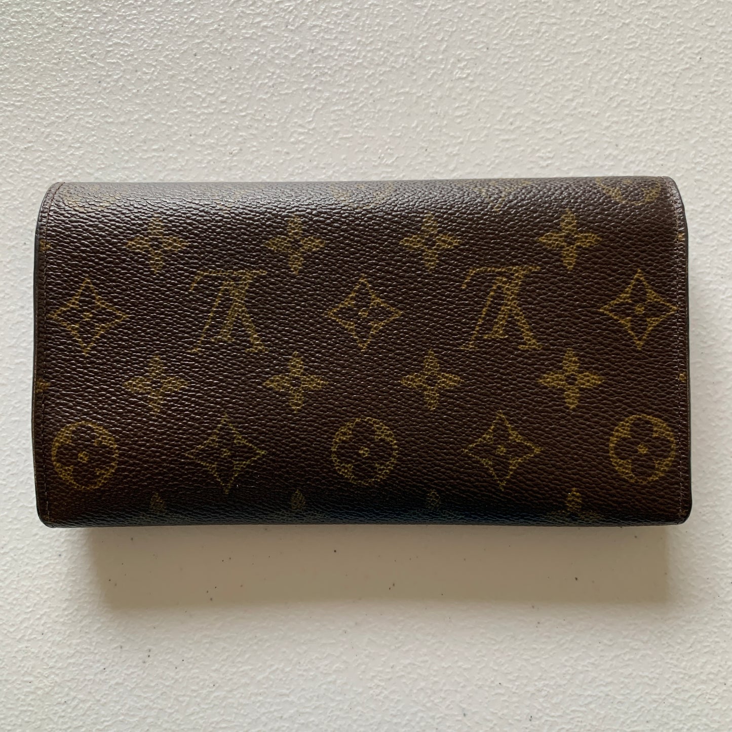 Louis Vuitton brown long wallet TH0012 Authentic with COA