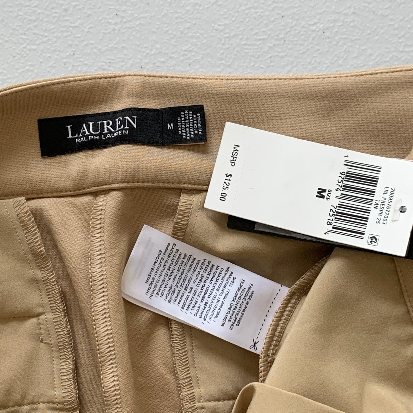 Lauren Ralph Lauren Women’s NWT Tan Pants size Medium