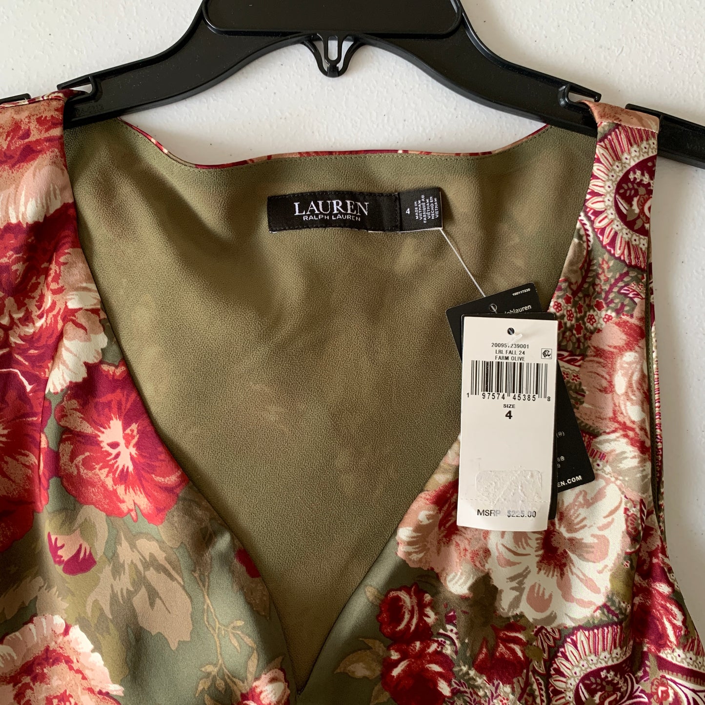 Lauren Ralph Lauren women’s NWT floral sleeveless dress size 4