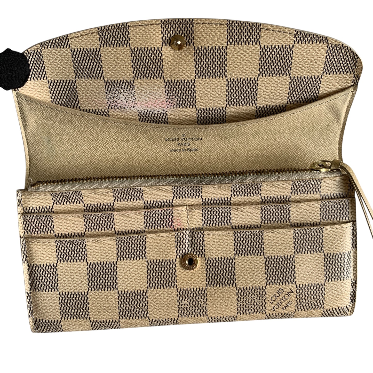 Louis Vuitton damier azure Emily long wallet authentic with COA