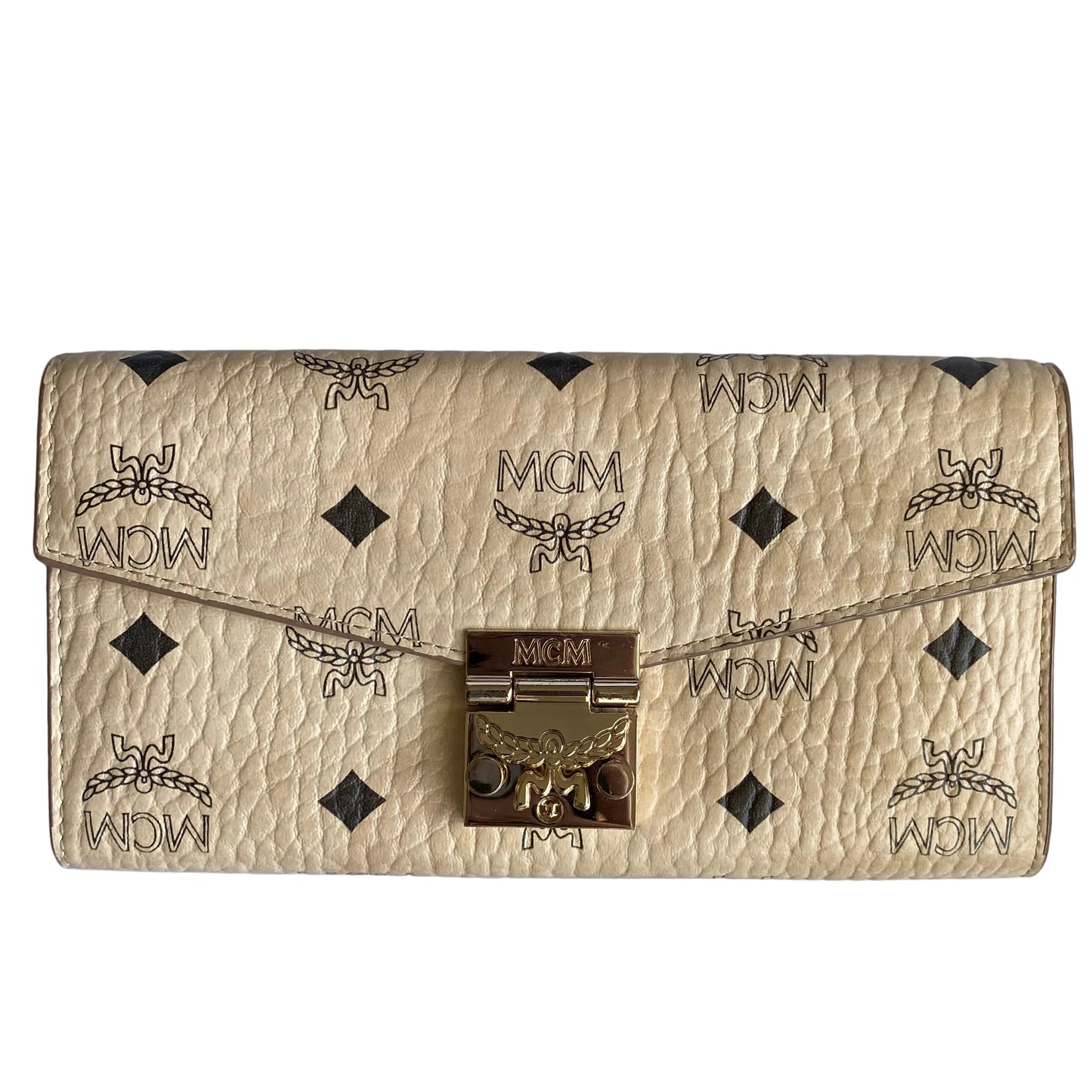 MCM wallet on chain authentic with coa dusty box 7.5x4
