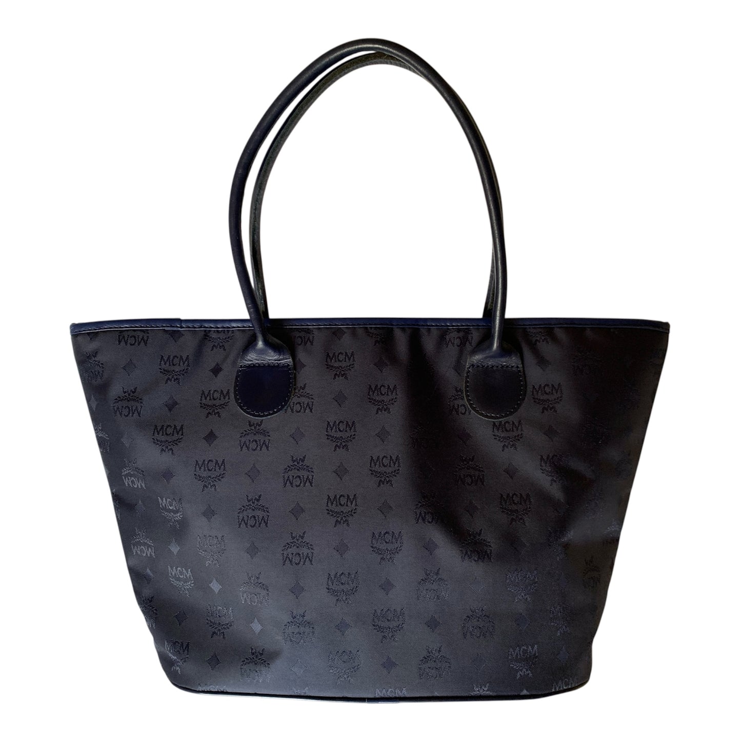 MCM logo tote bag handbag Authentic with COA
