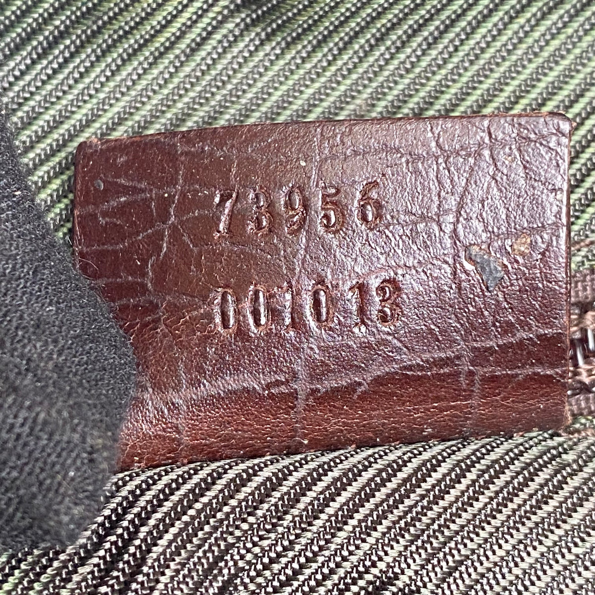 Gucci monogram unisex wristlet clutch bag Authentic with COA 9.8x6.7x2