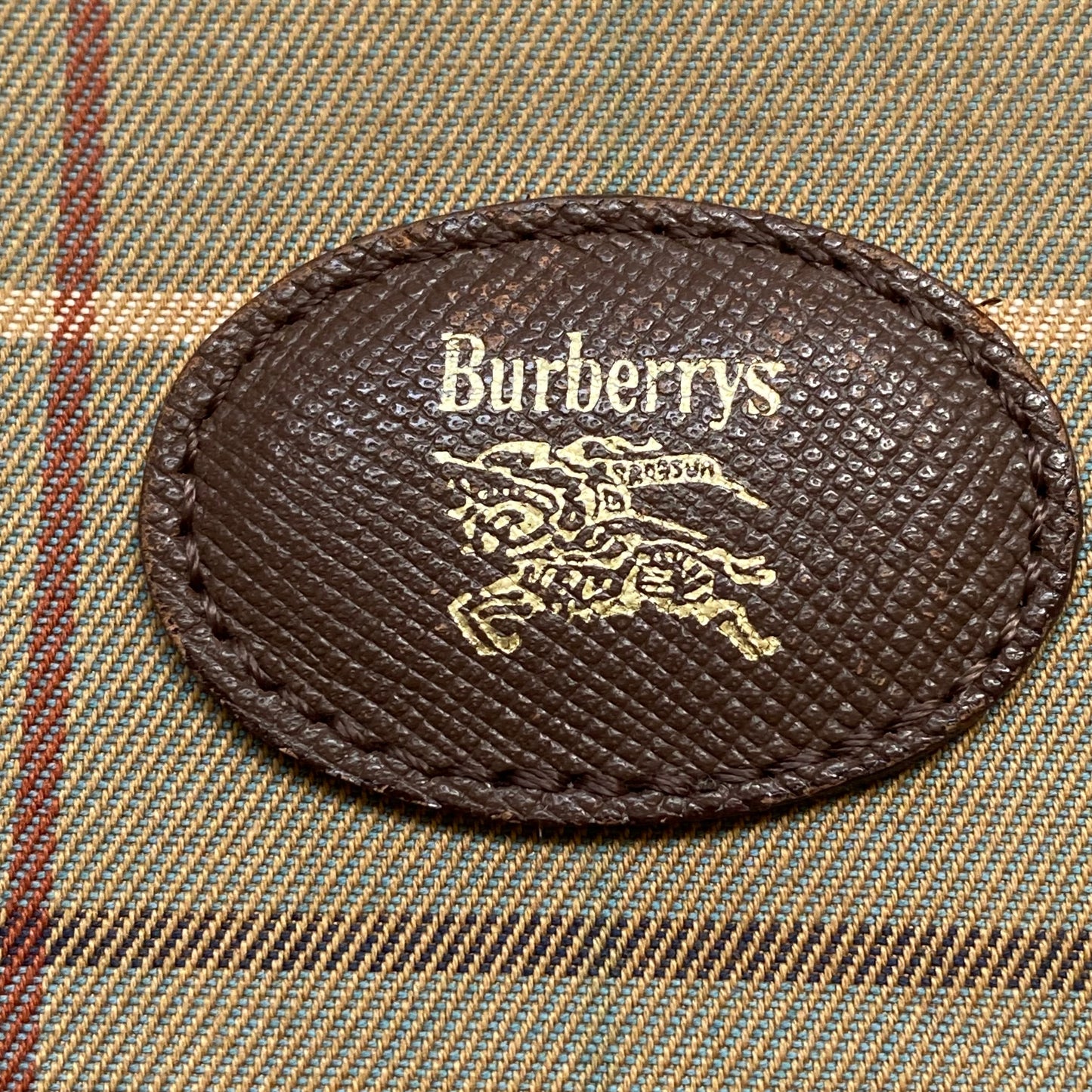 Burberry vintage check clutch bag pouch authentic with coa