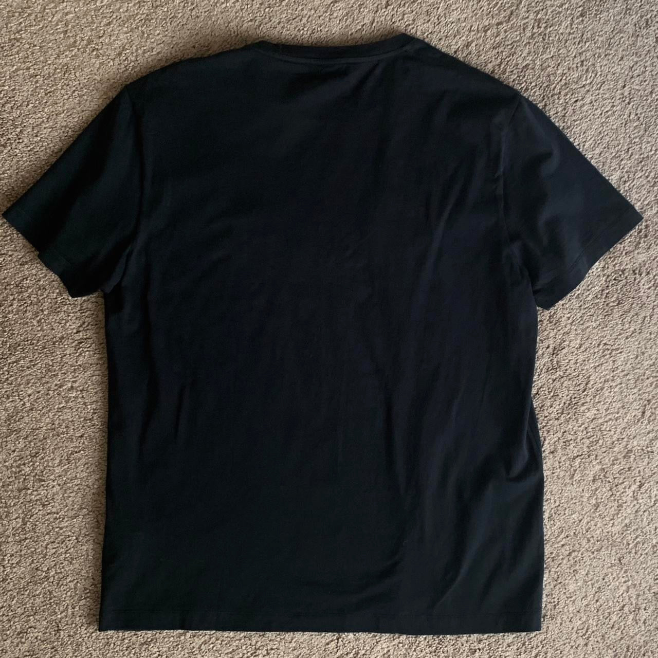 Authentic Versace men’s logo black cotton t shirt size M