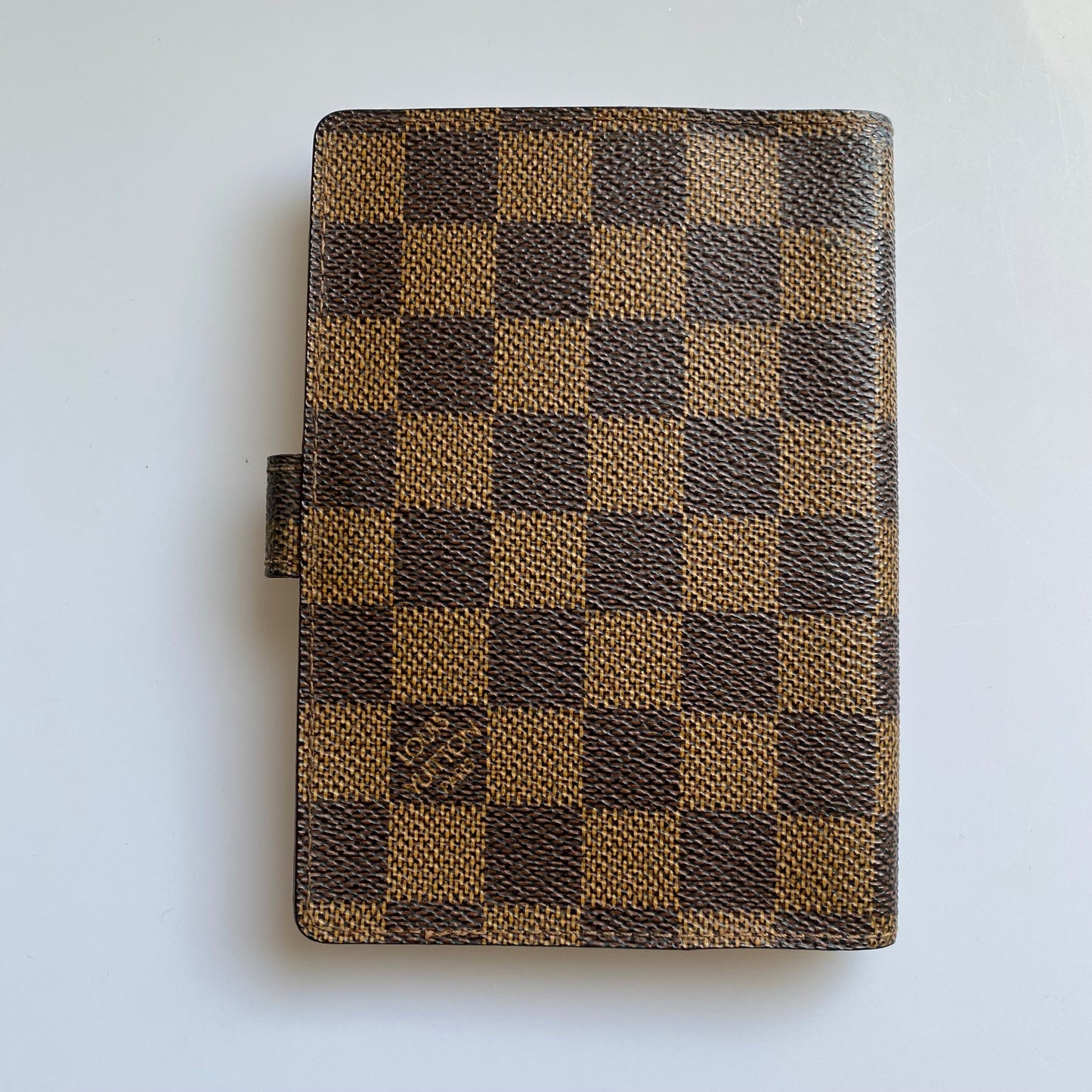 Louis Vuitton damier ebene agenda PM CA1909 authentic with coa