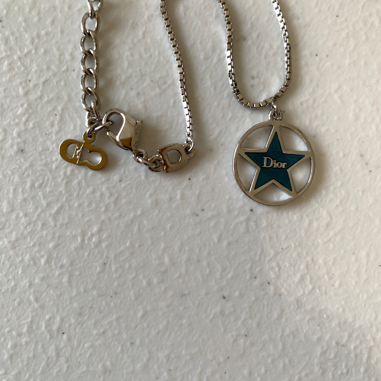 Dior silver tone star pendant adjustable bracelet Bracelets Authentic with COA