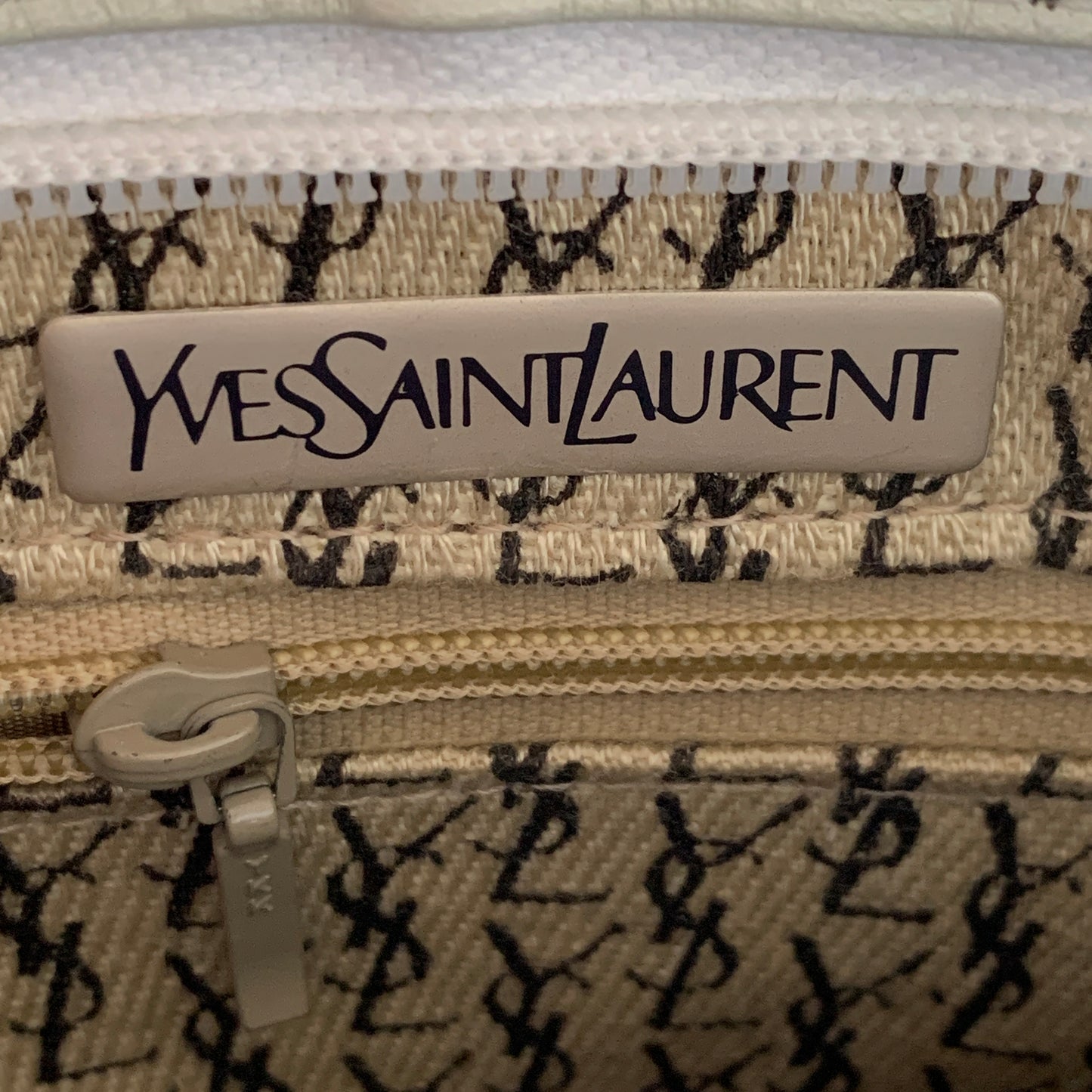 Yves Saint Laurent rare vintage leather shoulder bag purse authentic with COA 11.5x8.5x1