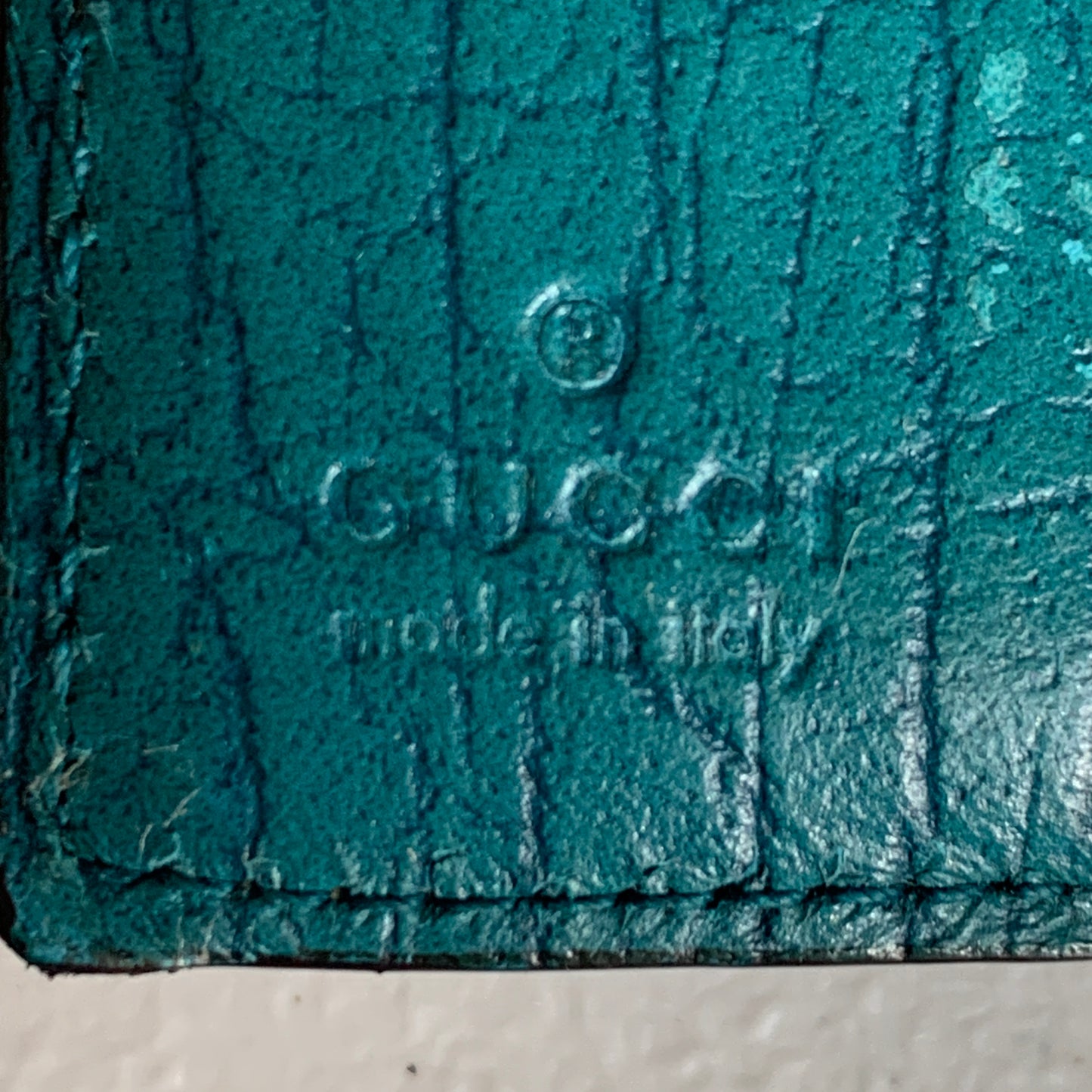Gucci monogram trifold compact wallet authentic with COA
