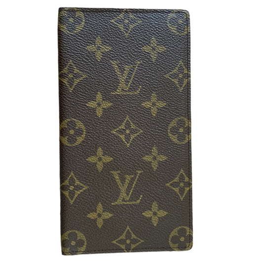 LV1040 Louis Vuitton men's monogram long card holder wallet