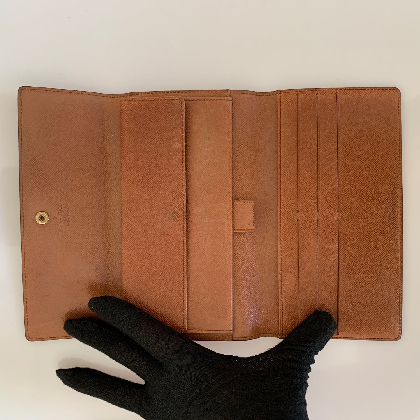 Louis Vuitton monogram Sara long wallet authentic with COA MK9004