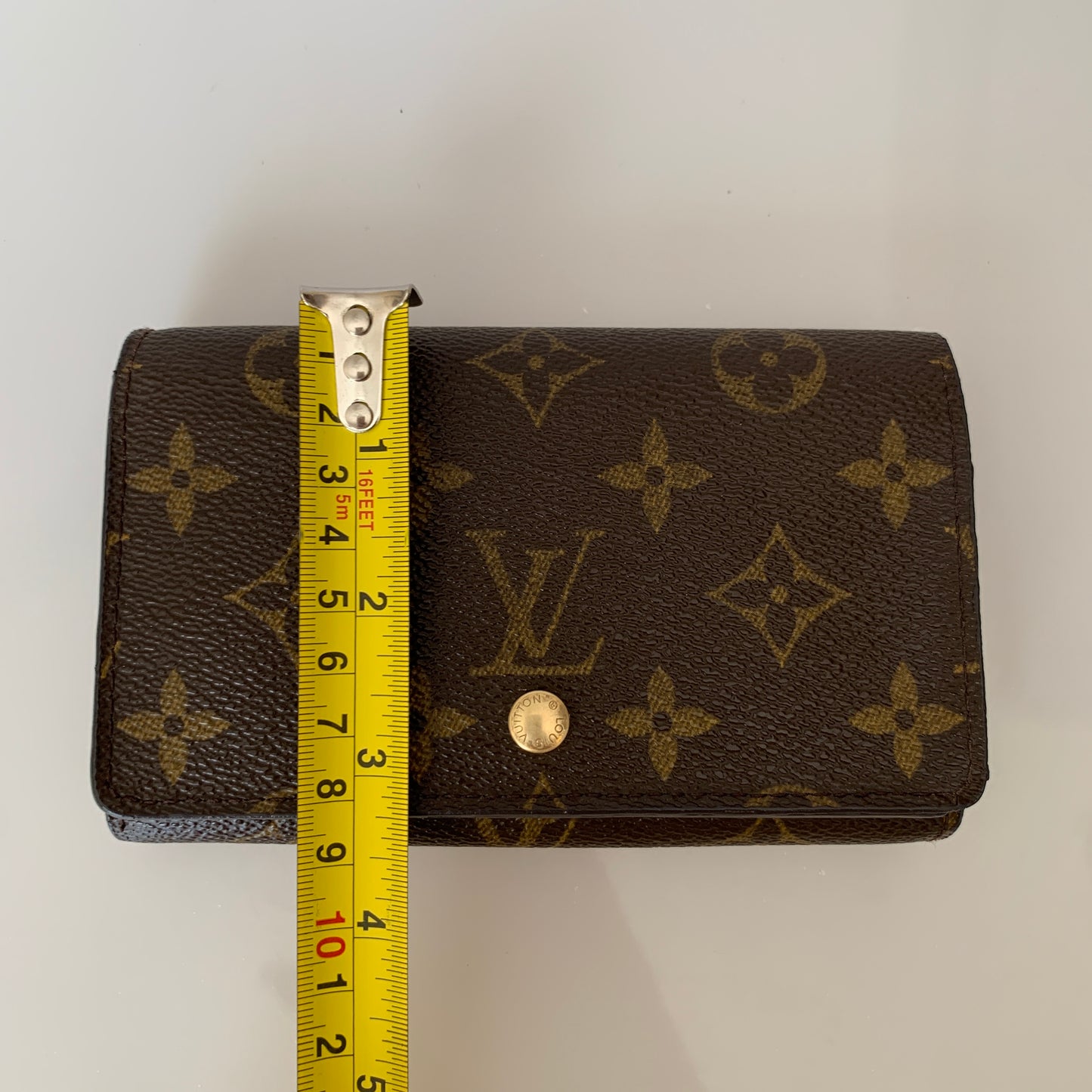 Louis Vuitton monogram compact wallet CA1004 authentic with COA