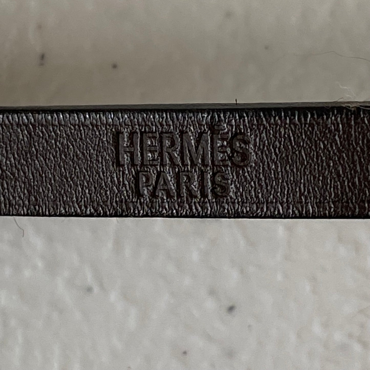 Hermes leather Bracelet Authentic with coa