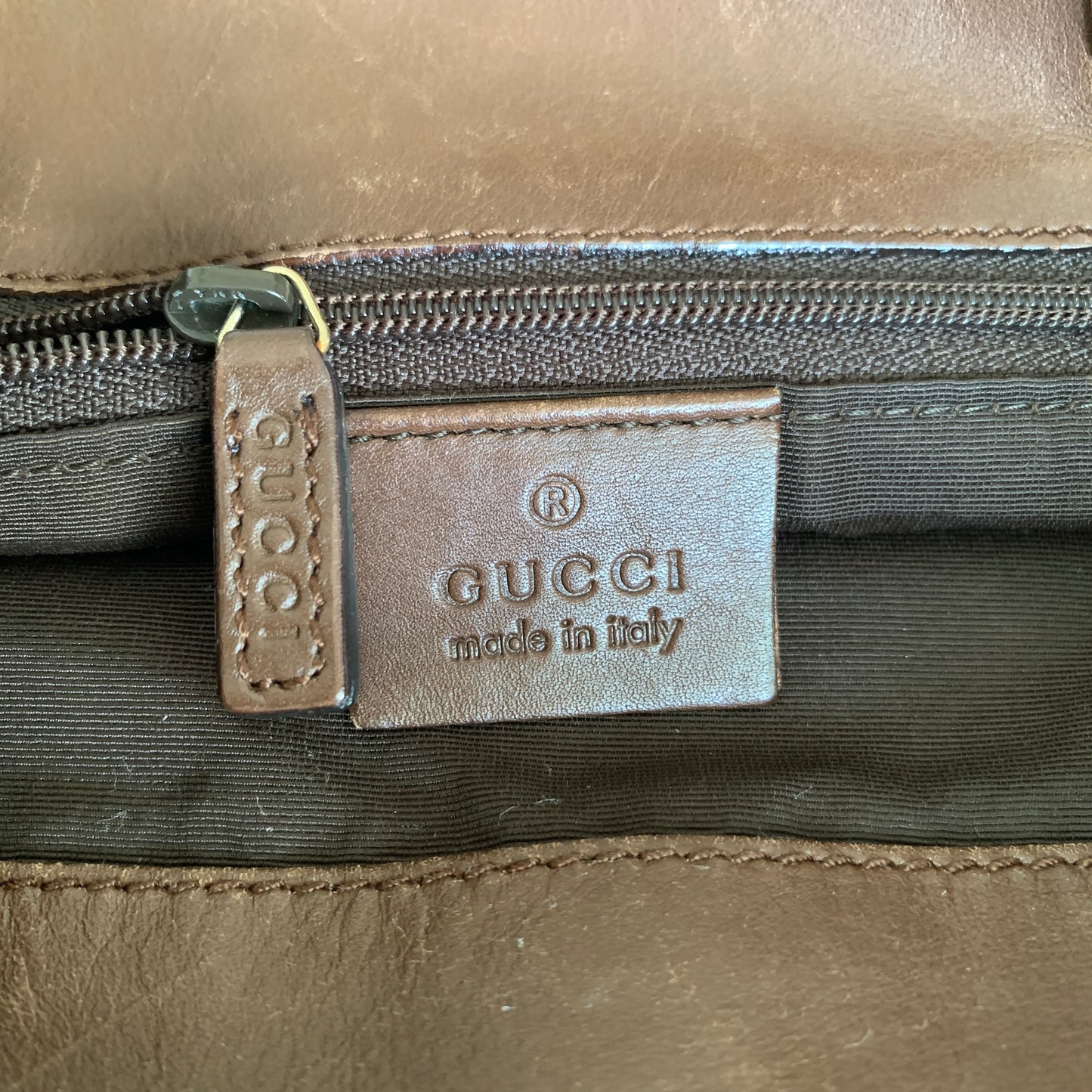 Gucci monogram tote shoulder bag Authentic with COA