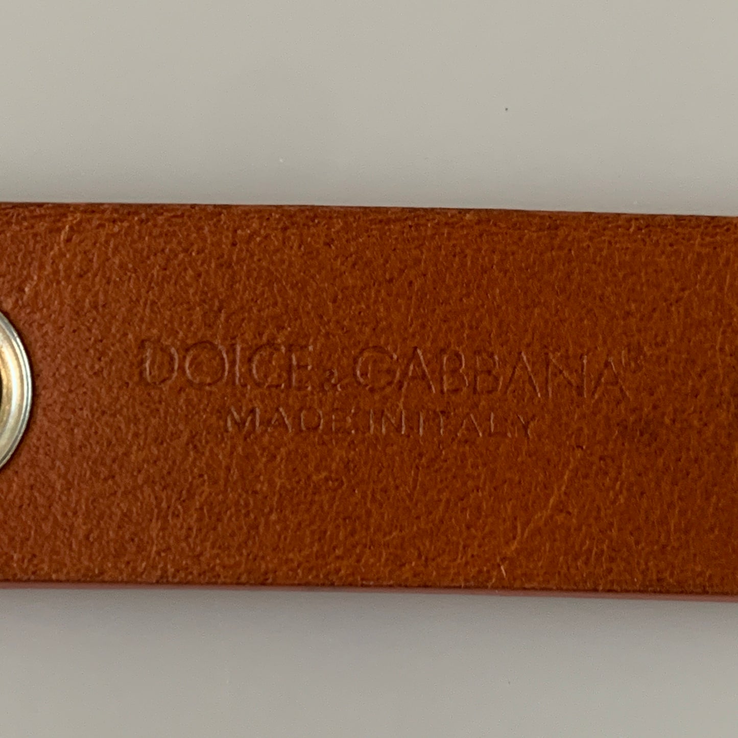 Dolce Gabbana DG logo leather Belt authentic with COA size 95 cm 44 inch