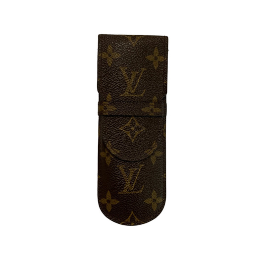 Louis Vuitton monogram pen case holder CA0052 authentic with COA