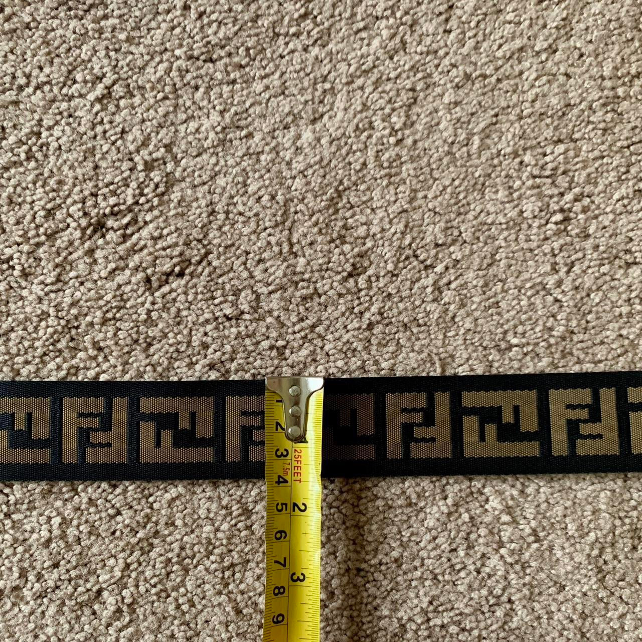 Authentic FENDI unisex monogram belt