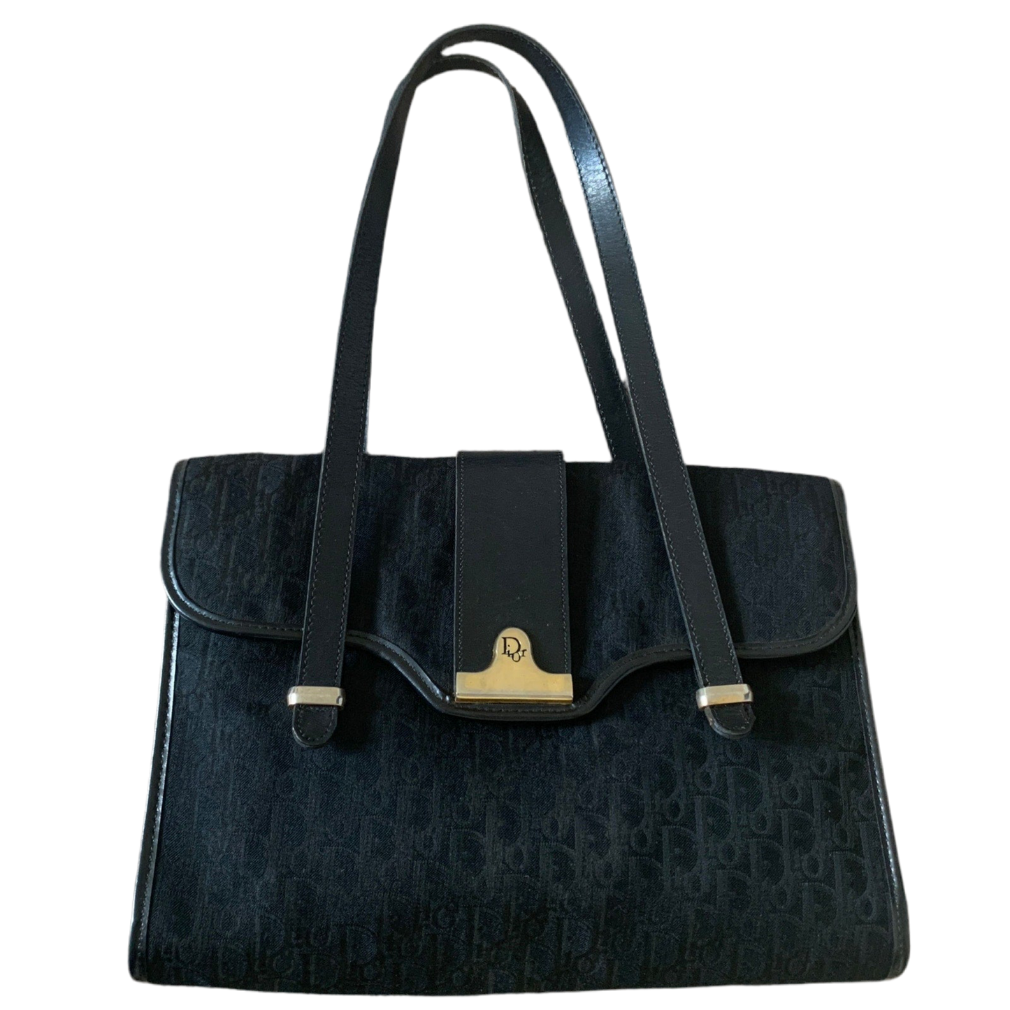 Christian Dior Trotter black canvas bag