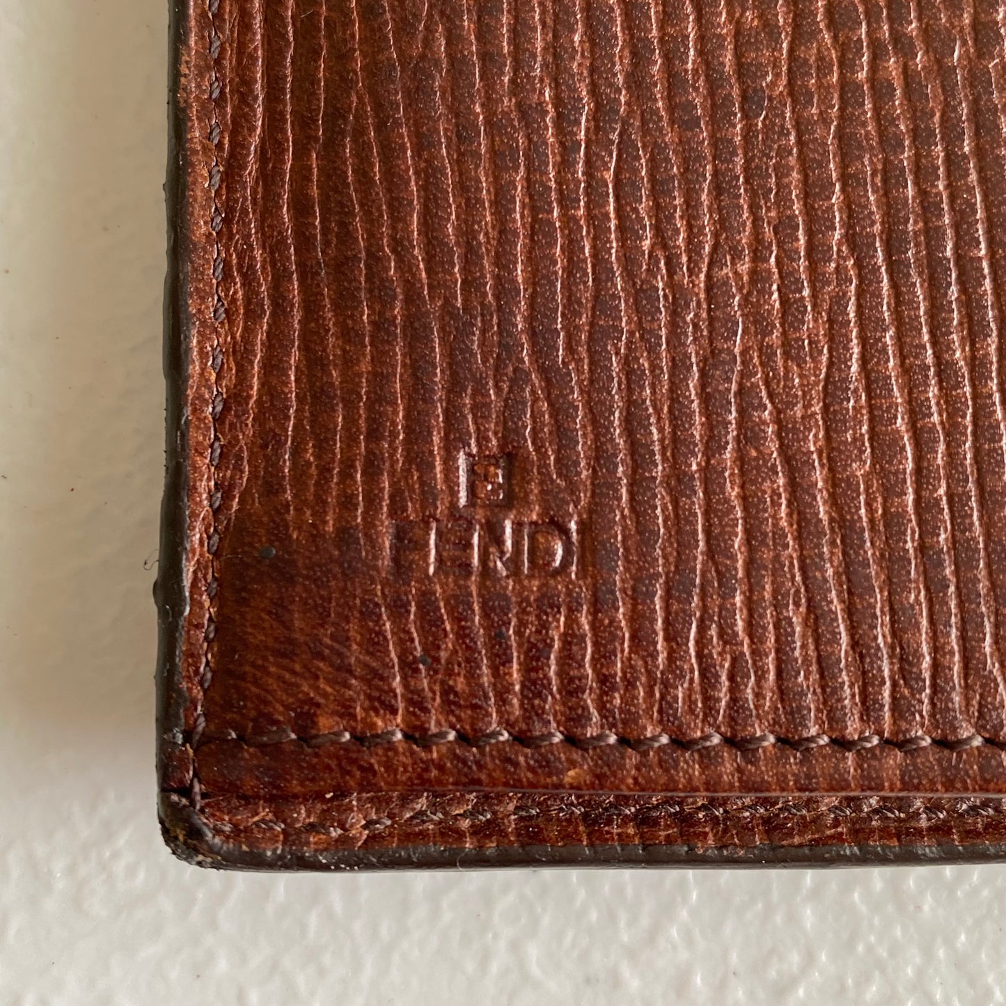 Fendi zucca monogram unisex long wallet Authentic with COA 7.4x4