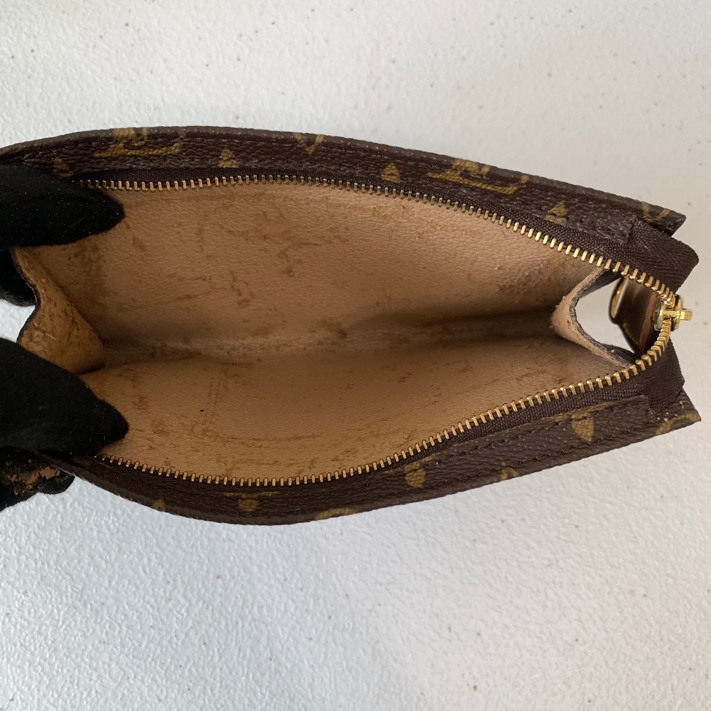Louis Vuitton monogram accessory pouch AS1918 Authentic with COA