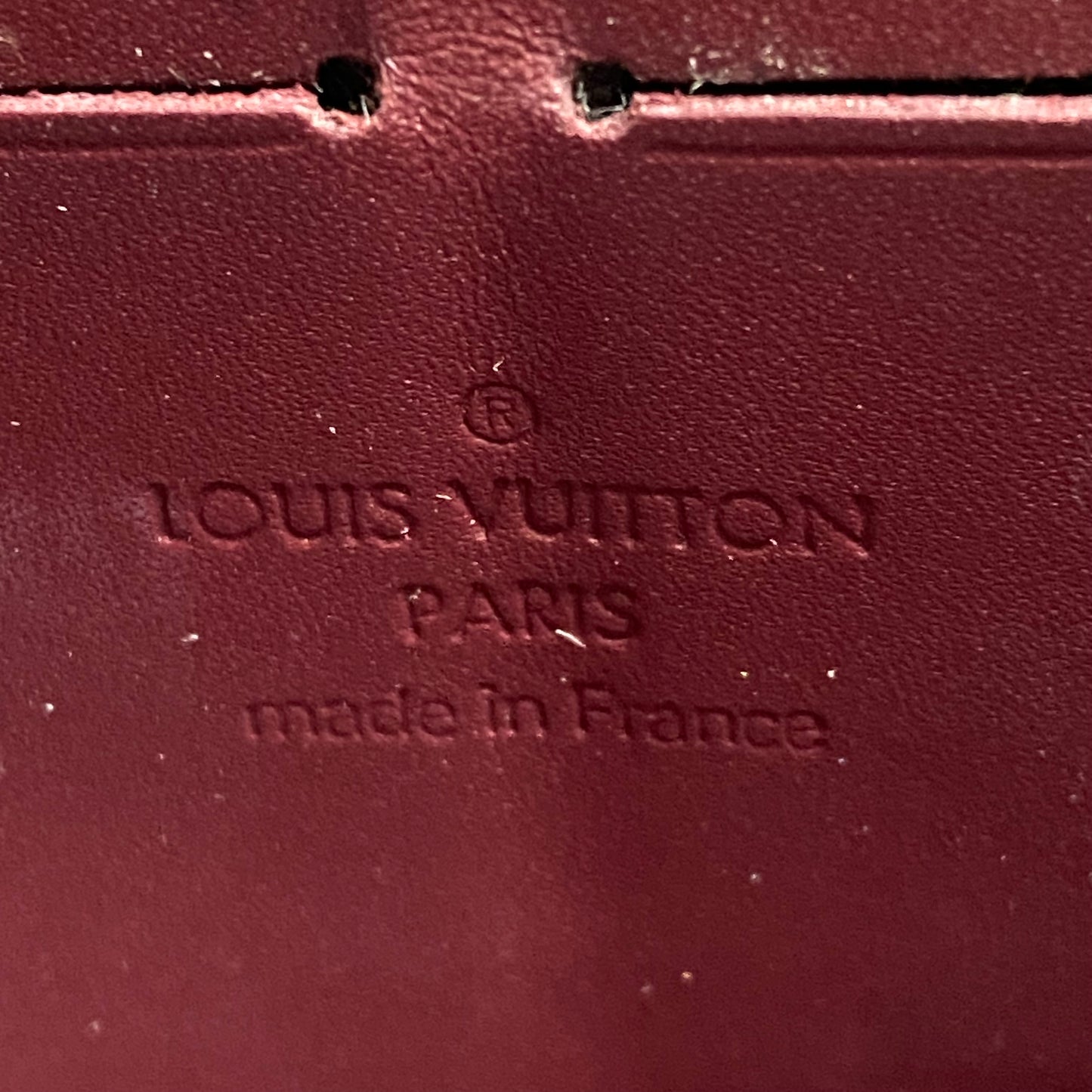 Louis Vuitton monogram vernis zippy wallet SP3130 Authentic with coa