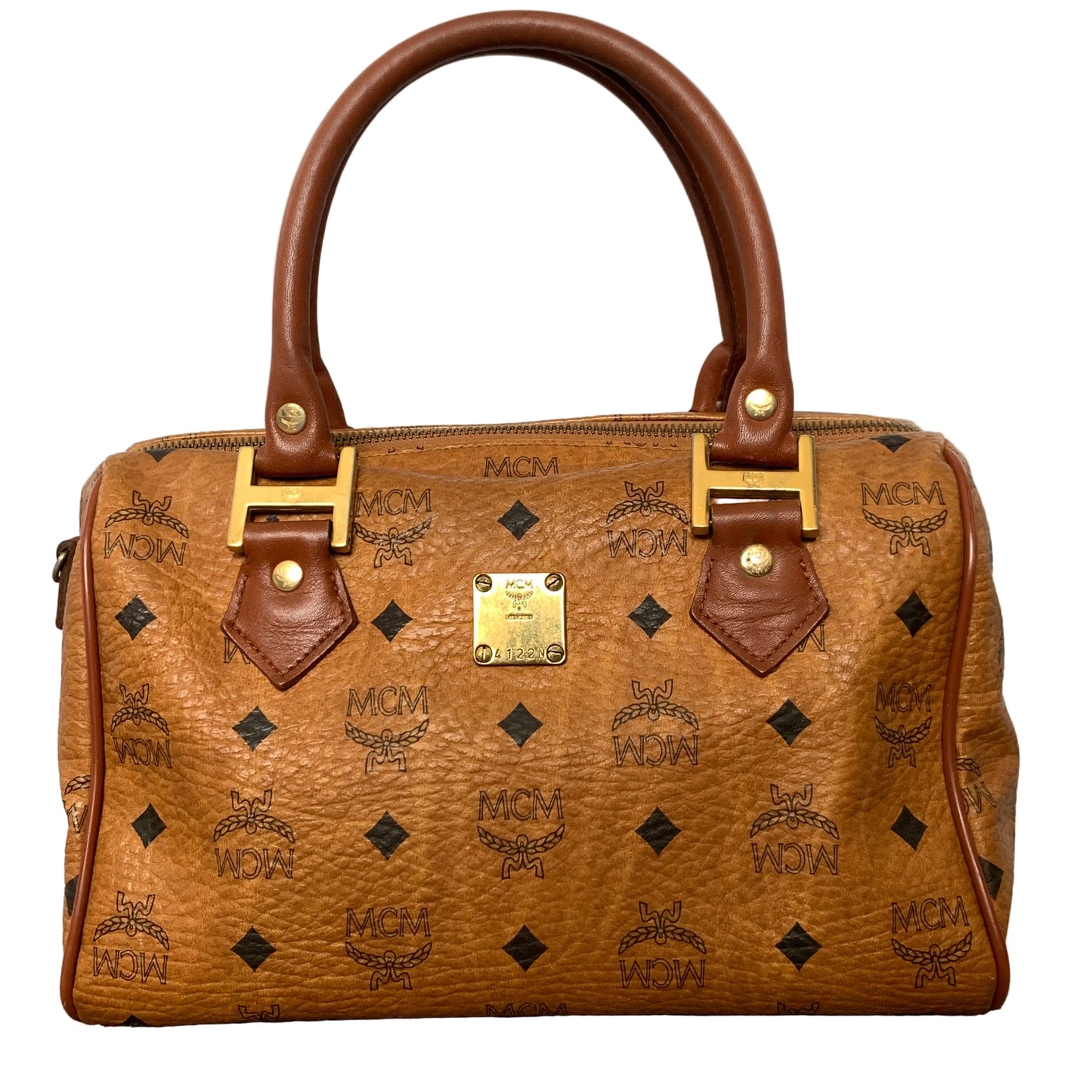 MCM 2 way boston crossbody bag Authentic with COA 11x7.5x6.5