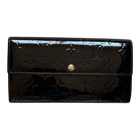 Louis Vuitton vernis long wallet TN1114 Authentic with COA