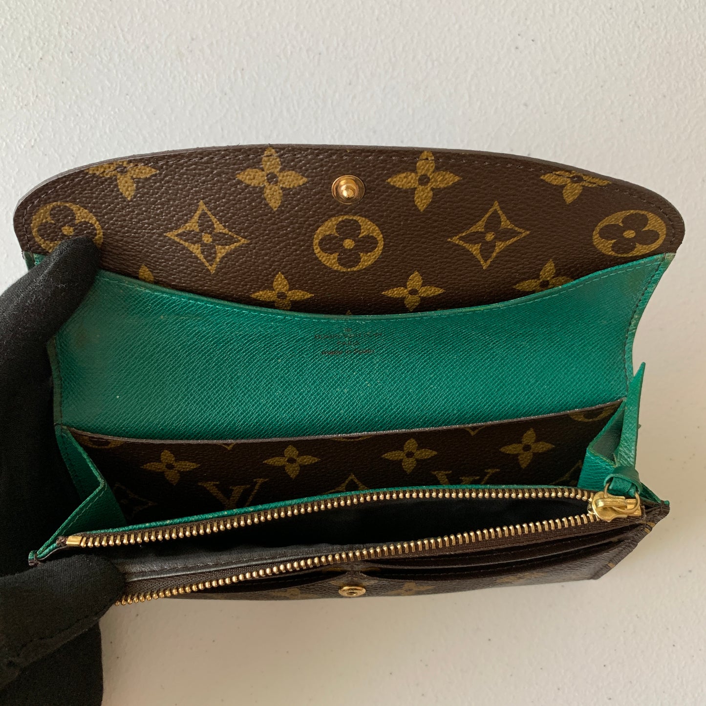 Louis Vuitton monogram Long Wallet CA0140 authentic with COA