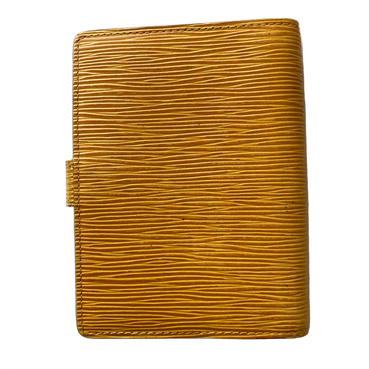 Louis Vuitton yellow Epi leather agenda planner CA0997 Authentic with COA 5.6x4.2