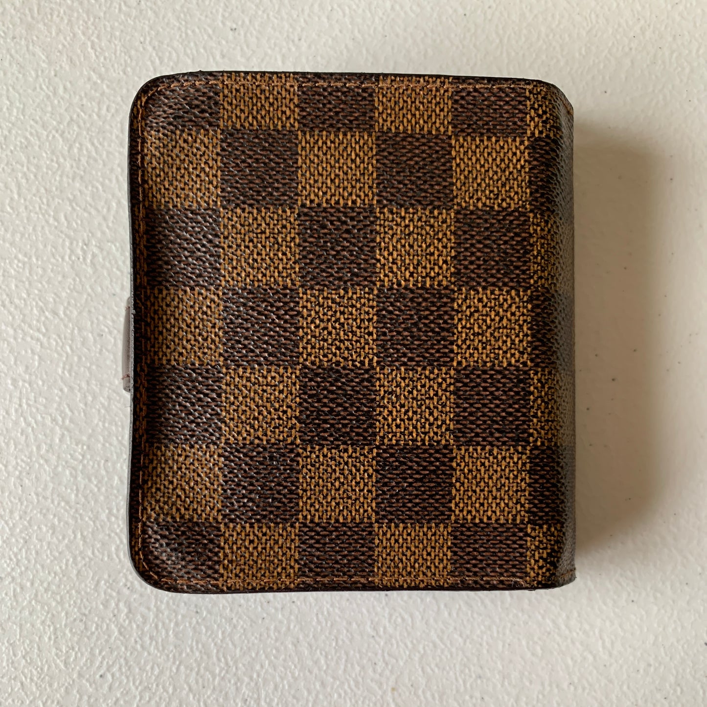 Louis Vuitton damier brown compact wallet CA 0949 authentic with COA